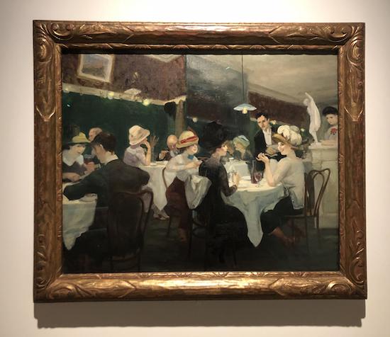 约翰·斯隆《瑞根诗周六的晚上》芝加哥艺术博物馆，玛丽·奥提斯·詹肯捐赠