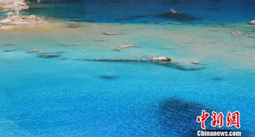 九寨沟一景。(资料图) 安源 摄