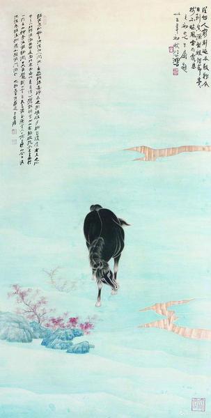 《黑骏马图》，成交价2070万元