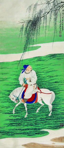 《春郊试马图》，成交价806万元