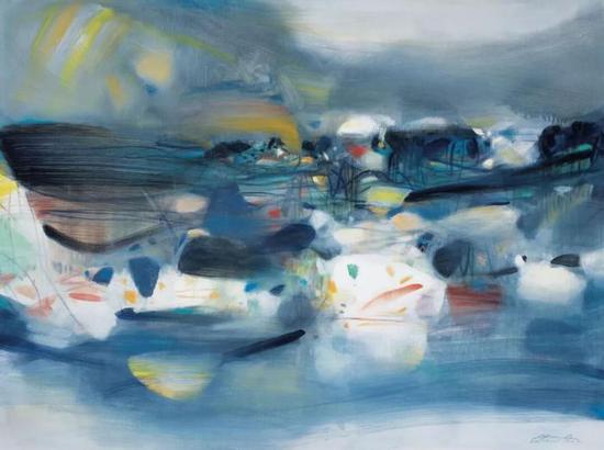 朱德群（中国/法国，1920-2014）