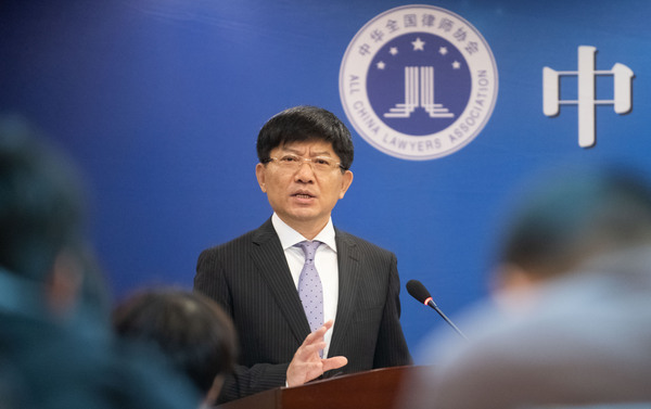 全国律协副会长、新闻发言人蒋敏