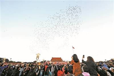 黄金周北京接待游客1