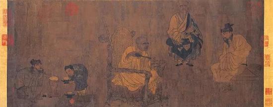 唐&nbsp; 阎立本（传） 《萧翼赚兰亭图》