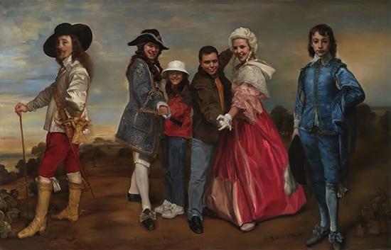 庞茂琨，回旋曲，180×280cm，布面油彩，2018