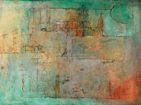 《 教堂风景》&nbsp;1951 年