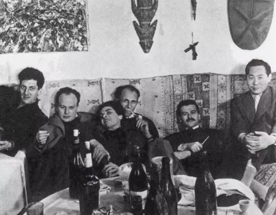 赵无极与贾科梅蒂、苏拉热等画友们在皮埃尔画廊