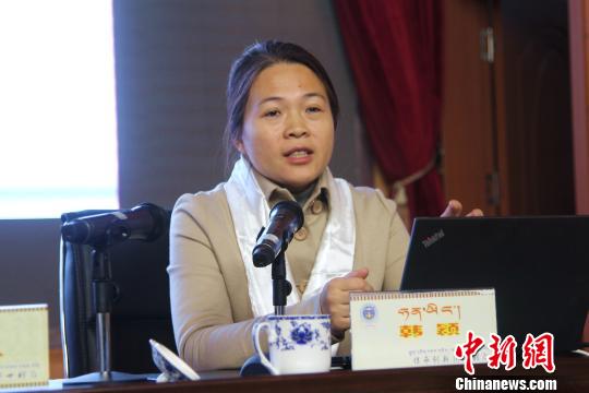 图为中国中医科学院针灸医院副院长赵宏为西藏区内医生授课?！≌岳?摄