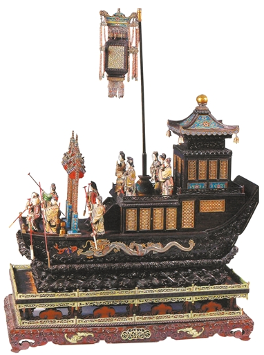 木雕楼船 广州博物馆藏