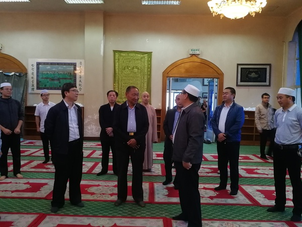 在渝中区重庆清真寺调研 在渝中区重庆清真寺调研