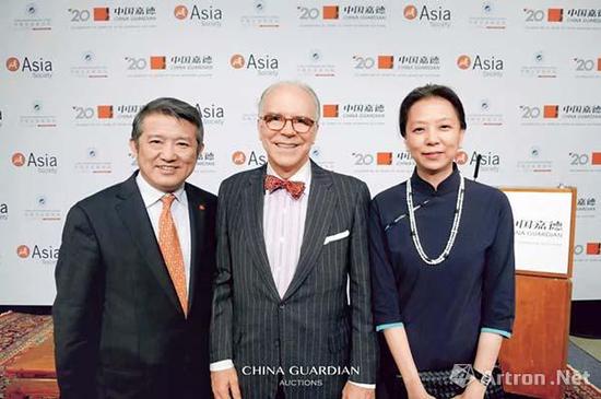 ▲ 陈东升、梅森和王雁南2013年在纽约重逢