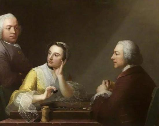 The Backgammon Trio， 1754 （？）