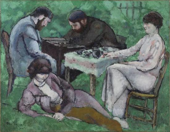 The Chess Game， 1910