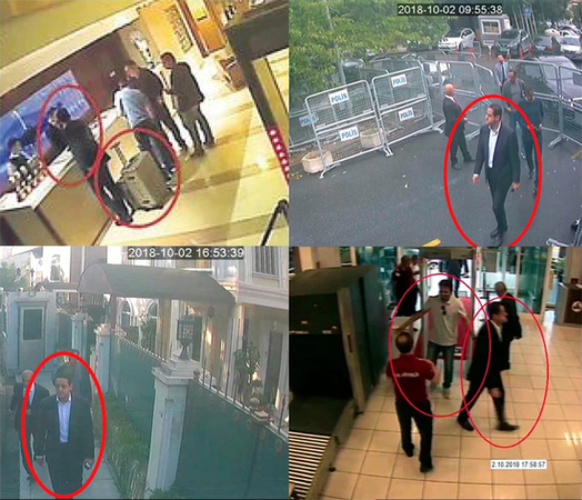 沙特王储亲信进入土领馆照片被公布 美媒:或背锅