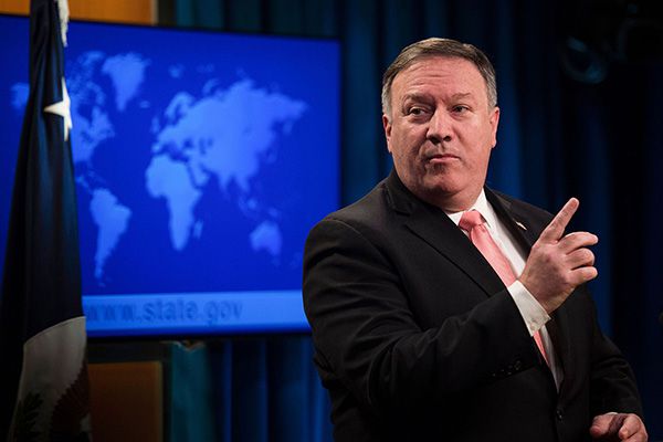 美国务卿蓬佩奥证实下周与朝方会谈 地点暂未透露