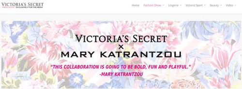 图片来源：截自Victoria‘s Secret官网