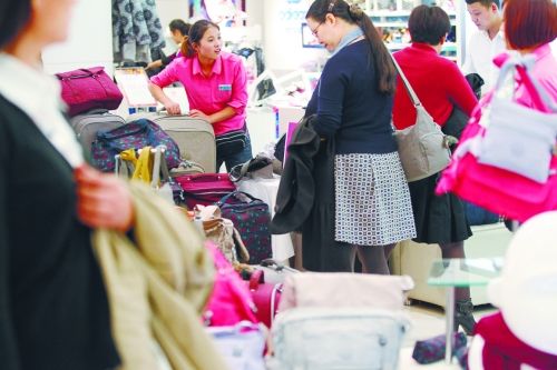 “双11”线下购物2