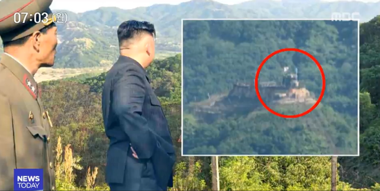前线哨所怎么拆？韩国出动挖掘机 朝鲜直接爆破