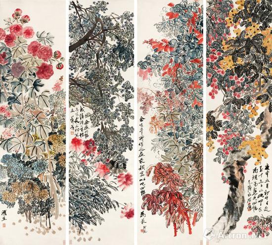 齐白石毕生最稠密之作《福祚繁华》&nbsp;9200万元