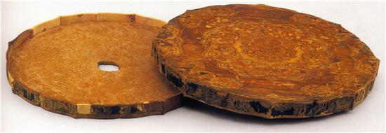 日本奈良正仓院藏镜盒（《正仓院展目录》，第五十八回）