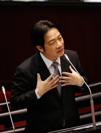 赖清德改口:九二共识拼经济有民众基础 我都尊重