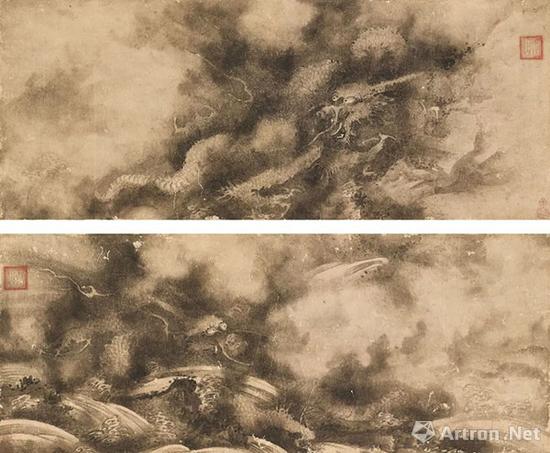 元 无款（前传陈容）《云龙图》&nbsp; 2050万港币