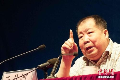 资料图：二月河。<a target='_blank' href='http://www.chinanews.com/'>中新社</a>发 宋大鹏 摄