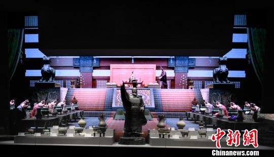 “晋霸春秋”反映了晋国波澜壮阔的霸主雄风?！∪卫瞿?摄