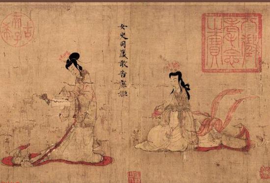 《女史箴图》（局部）大英博物馆藏