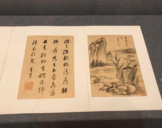 董其昌《书画》册，上海博物馆藏