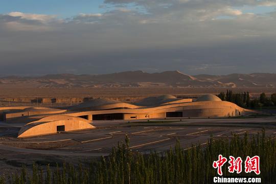 莫高窟数字展示中心外观。(资料图) 孙志军 摄