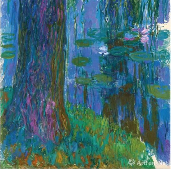 垂柳与睡莲池&nbsp;莫奈