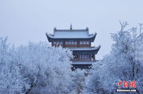 资料图：小寒时节，甘肃嘉峪关市迎来了一场大雪。师永红 摄