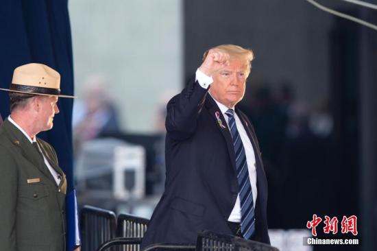 资料图：美国总统特朗普。<a target='_blank' href='http://www.chinanews.com/'>中新社</a>记者 廖攀 摄