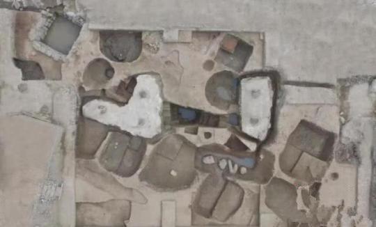 玉环玉城前塘垟宋代盐业遗址发掘现场