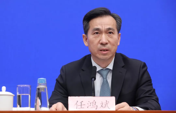 商务部部长助理任鸿斌 　中新社 杨可佳 摄