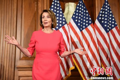资料图：美国国会众议院议长佩洛西。<a target='_blank' href='http://www.chinanews.com/'>中新社</a>记者 陈孟统 摄
