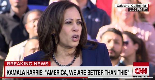 点击查看大图 美国女版奥巴马总统竞选首秀 引了林肯的一句话