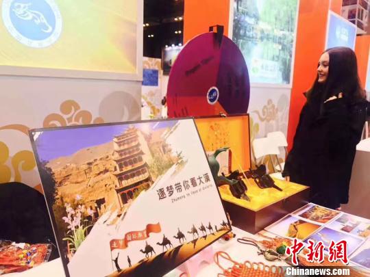 展会上的“甘肃元素”?！「痘劬?摄