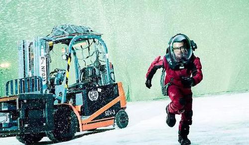 《流浪地球》摄制现场