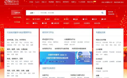 中国知网截图。