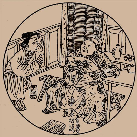 ▲《手绘金瓶梅全图》，愚公绘