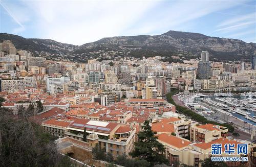 这是3月15日拍摄的摩纳哥风光。 新华社记者 高静 摄