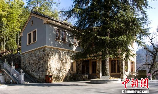 1939年3月周恩来黄绍竑会谈的杭州临安西天目山留椿屋。　葛华平 摄