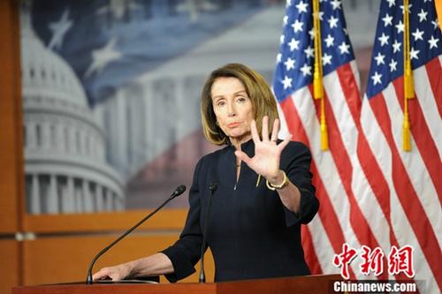 资料图：美国国会众议长、民主党人佩洛西。<a target='_blank' href='http://www.chinanews.com/'>中新社</a>记者 陈孟统 摄