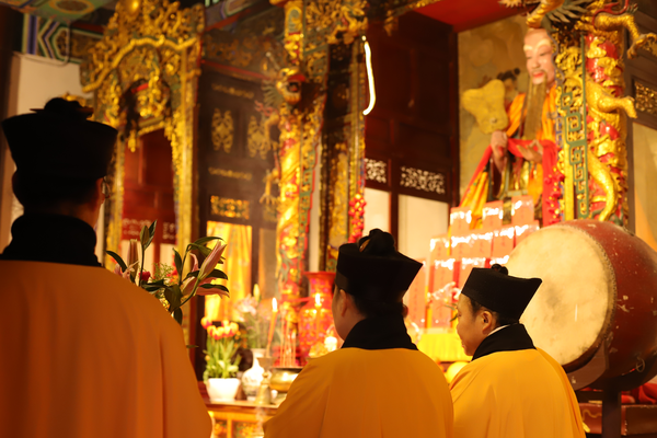 青城山建福宫举行民俗节日