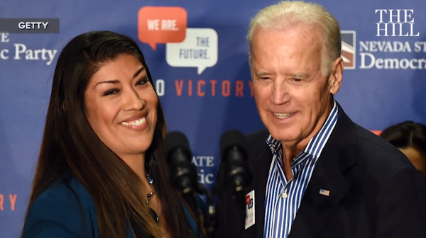 美前副总统拜登回应女议员称其不当接触:不记得