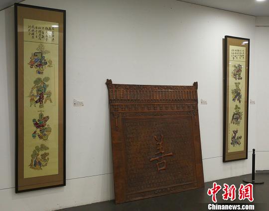 晋陕豫民间宗祠教化美术作品巡展亮相太原