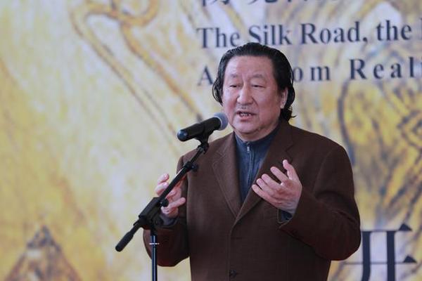 从丝绸之路的历史中汲取智慧：杨晓阳美术作品暨创作文献展启幕天津