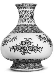 拉尔森藏清雍正青花大尊